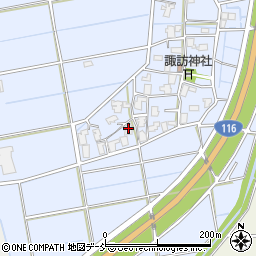 新潟県新潟市西蒲区潟頭9周辺の地図