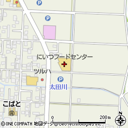 カワマツにいつフードセンター五泉店周辺の地図