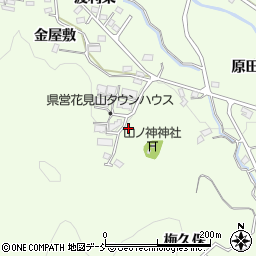 福島県福島市渡利砂沢周辺の地図