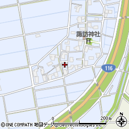 新潟県新潟市西蒲区潟頭25周辺の地図
