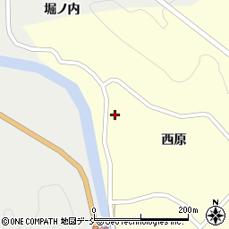 福島県伊達市月舘町布川中平周辺の地図