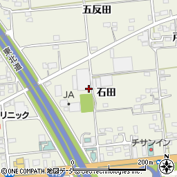 福島県福島市成川石田周辺の地図