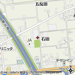 福島県福島市成川（石田）周辺の地図