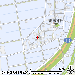 新潟県新潟市西蒲区潟頭21周辺の地図