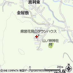 福島県福島市渡利小舟入周辺の地図
