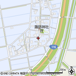 新潟県新潟市西蒲区潟頭30周辺の地図