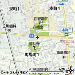 富川商店周辺の地図
