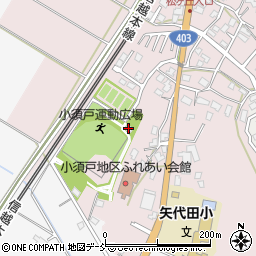 小須戸運動広場野球場周辺の地図