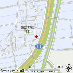 新潟県新潟市西蒲区潟頭1313周辺の地図