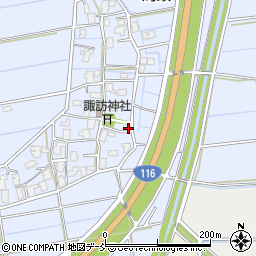 新潟県新潟市西蒲区潟頭185周辺の地図
