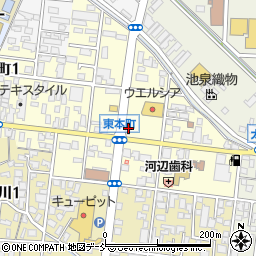 東京海上日動代理店あしなが保険周辺の地図