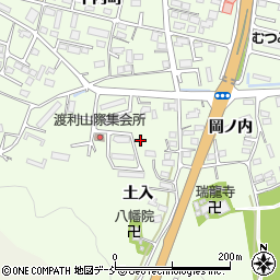 福島県福島市渡利平ケ森周辺の地図