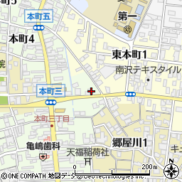 酒井毛糸店周辺の地図