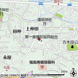福島第一食糧卸協組周辺の地図