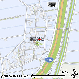 新潟県新潟市西蒲区潟頭60周辺の地図