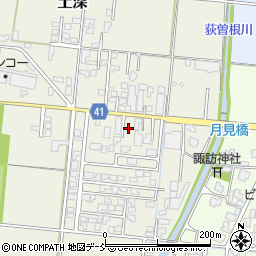 新潟県五泉市土深18周辺の地図