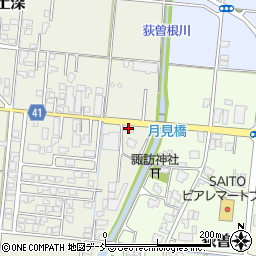 新潟県五泉市土深24周辺の地図