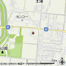 新潟県五泉市土深10周辺の地図