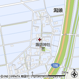 新潟県新潟市西蒲区潟頭66周辺の地図