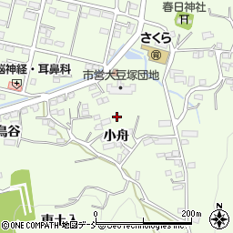 福島県福島市渡利周辺の地図