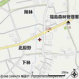 福島県福島市土船陳林16-4周辺の地図