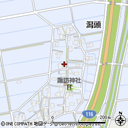 新潟県新潟市西蒲区潟頭94周辺の地図
