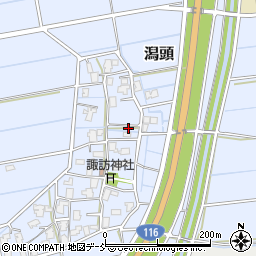 新潟県新潟市西蒲区潟頭119周辺の地図