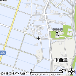 新潟県新潟市南区上曲通360周辺の地図