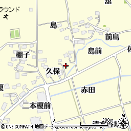 福島県福島市佐倉下久保22-3周辺の地図