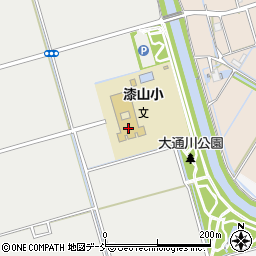 新潟市立漆山小学校周辺の地図