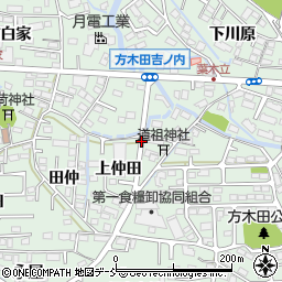 方木田周辺の地図
