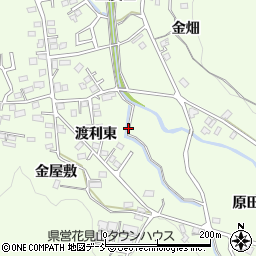福島県福島市渡利（東）周辺の地図