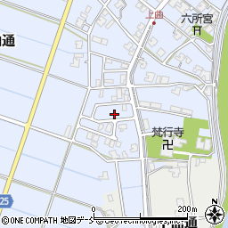新潟県新潟市南区上曲通317-7周辺の地図