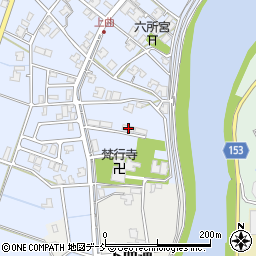 新潟県新潟市南区上曲通395周辺の地図