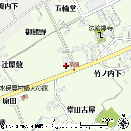 福島県福島市庄野茶畑前周辺の地図