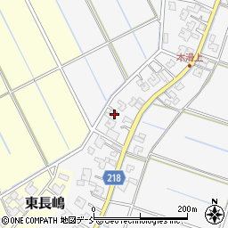 新潟県新潟市南区木滑119周辺の地図