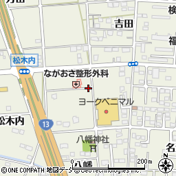 福島県福島市吉倉周辺の地図