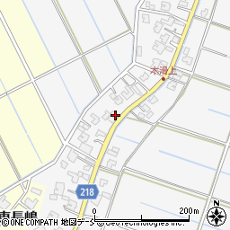 新潟県新潟市南区木滑135周辺の地図