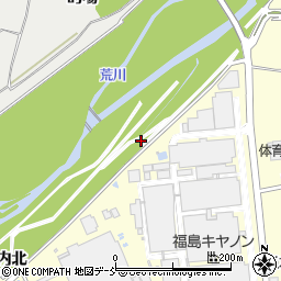 福島県福島市佐倉下（中田）周辺の地図