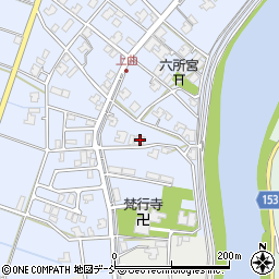 新潟県新潟市南区上曲通341周辺の地図