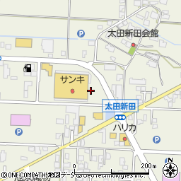 新潟県五泉市太田新田周辺の地図