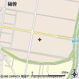 新潟五泉間瀬線周辺の地図