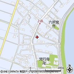 新潟県新潟市南区上曲通315周辺の地図