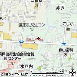 福島県自動車整備商工組合　予備車検場周辺の地図