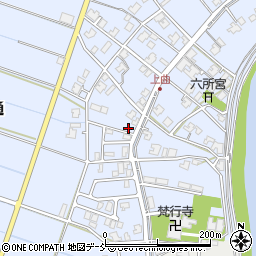 新潟県新潟市南区上曲通270周辺の地図