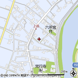 新潟県新潟市南区上曲通246周辺の地図