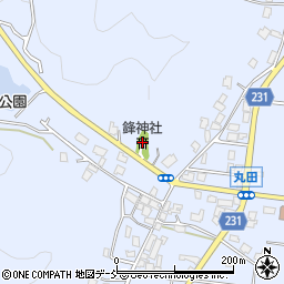 鋒神社周辺の地図