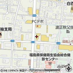 福島日産自動車福島吉倉店周辺の地図