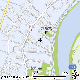 新潟県新潟市南区上曲通241周辺の地図