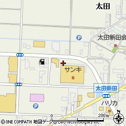 新潟県五泉市太田周辺の地図